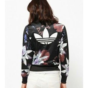 adidas lotus print jacket